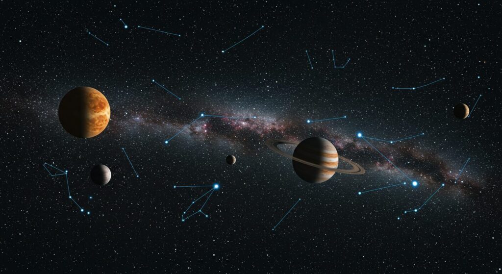星座と惑星